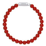 H edition BR(W) Ball Red Jade Beads Bracelet