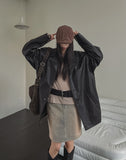 Dignal midi denim skirt