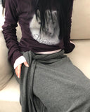 Elon String Knot Long Skirt