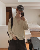 Sponge Grunge Damaged Knit