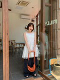 Polperm Summer Lace Layered Sleeveless One Piece