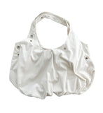 Dumpling Eyelet Shirring Shoulder Bag