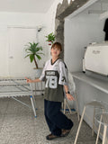 [unisex] Papon Sporty Glossy V-neck Short Sleeve Tee