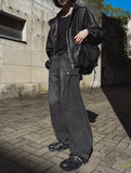 Autumn Snap Balloon Wide Denim