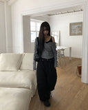Hashu Natural Cotton Wide Pants