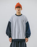 [AG] Multi Color Wappen Sweat Shirt