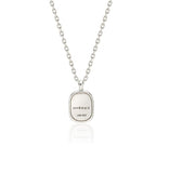 Essence Silver (W) Lab Diamond Double Room Pave Necklace S