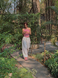 Vintage Damage White Wide Pants