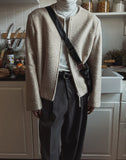 Bless round two-way crop jacket