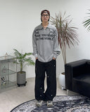 Rhoden flower embroidered cotton pants