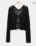 Rakumi Net Bolero Cardigan