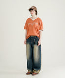 Rip Off Washing Denim Pants