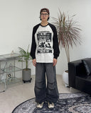 Derriff Color Matching Long Sleeve T-Shirt