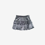 Letia Velvet Tiered Skirt