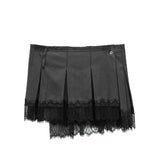 Labelly Pleated Wrap Skirt