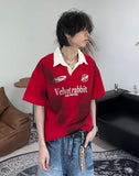 Peon Smoke Washing Collar Tee