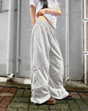 IREM Zipper String Two Way Banding Wide Cargo Pants