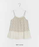 Dildro Flower Layered Sleeveless Blouse