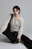 Hooded Eyelet Knitwear
