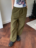 Mozni Baslock Nylon 2-Way Long Jogger Wide Pants