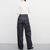 Lira denim pocket pants