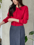 Zelvin unbalanced denim wrap skirt