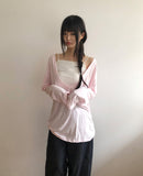 Humma Deep V-Neck Long Sleeve T-Shirt