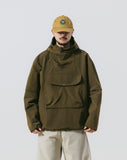 Nylon Big Pocket Hood Anorak