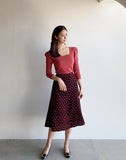 Liabel Square Neck Puff T-shirt