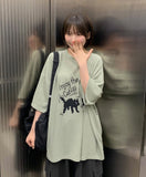Cochel RIb Printing Over Short Sleeve Tee