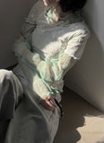 Torsion Smoke Shirring Sheer See-Through T-shirt