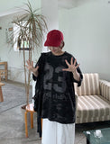 Chelkie Camo Printing Over Short Sleeve Tee