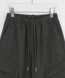 Calcott Cargo Brushed Banding Balloon Wide Pants