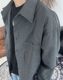 Ekan Crop Striped Shirt