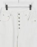 [unisex] Renshu Button Wide Cotton Pants