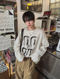 Vintage Graphic Waffle Round Long Sleeve