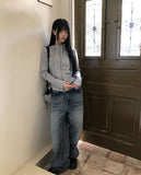 Doming High-Neck Hood Zip-Up