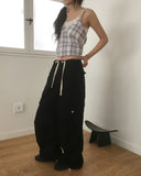 Sezer Wide Cotton Two Way Cargo Pants