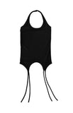 Juven Bodysuit Layered Halter Top