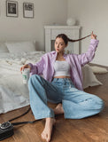 Babe Straight Washing Denim