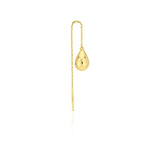 Champagne Moon Dew Drop Silver Darling Earrings