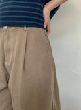 [unisex] Miglon Pintuck Cotton Wide Pants