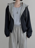 (Unisex) Duty Reversible Nylon Hood Zip-Up