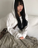Mora Off-Shoulder Hood Sweatshirt