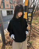 Serum High-Neck Button Field Jacket