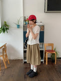 Coal Pintuck Cotton Banding Bermuda Pants