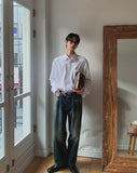 Katra Semi-Wide Denim Pants