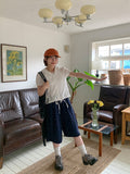 Dalson Banding Dot Bermuda Pants