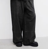 (Unisex) Lenan String Slit Pants