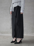 Temp knot long skirt